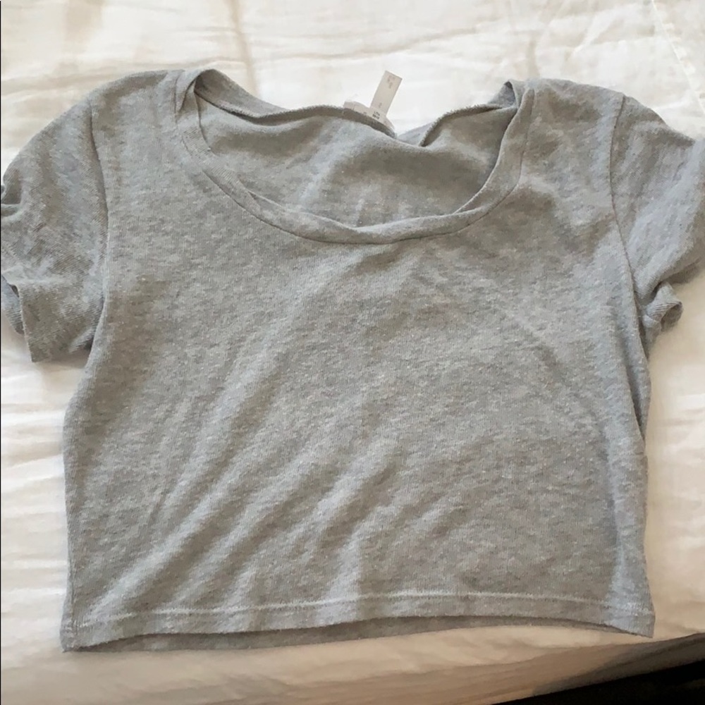 Grey Leith Crop Top - image 2